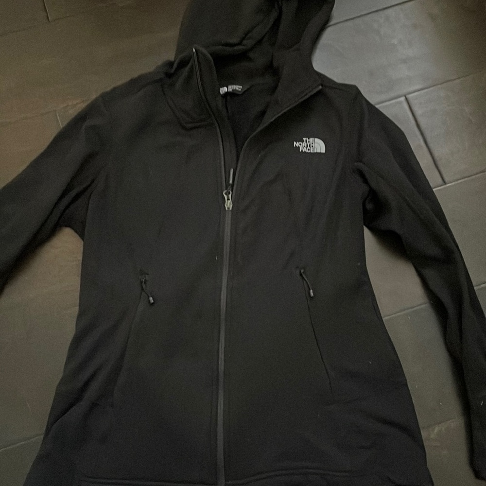 Women’s North Face Black Zip Up Jacket